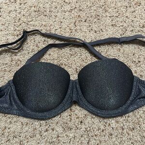 PINK Victoria's Secret Shimmering Black Bra